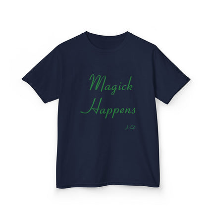 Magick Happens Kids Tee – Cotton T-Shirt for Creative Dreamers