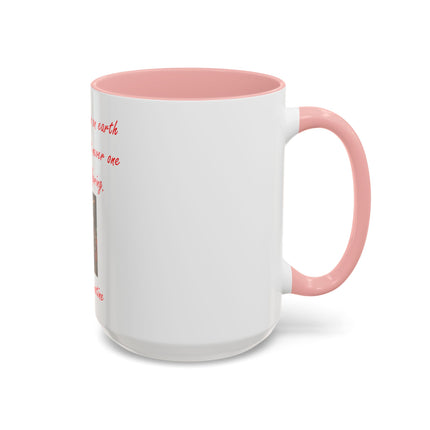 St. Augustine Quote Crucifixion Coffee Mug — “God had one Son on earth without sin, but never one without suffering.” (11/15 oz)