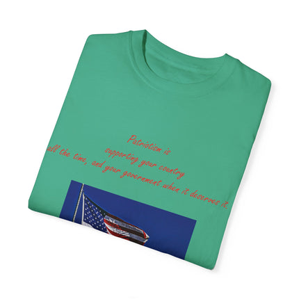 Mark Twain Quote Tee – Patriotic Unisex Flag Shirt in Soft Cotton