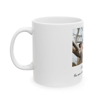 BYOB 'Bring Your Own Book' Ceramic Mug (11oz, 15oz) — Reader Gift, Cozy Booklover Coffee Cup