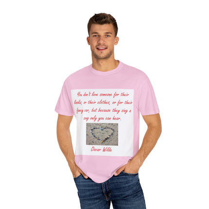 Inspirational Quote Unisex T-Shirt - Oscar Wilde Design