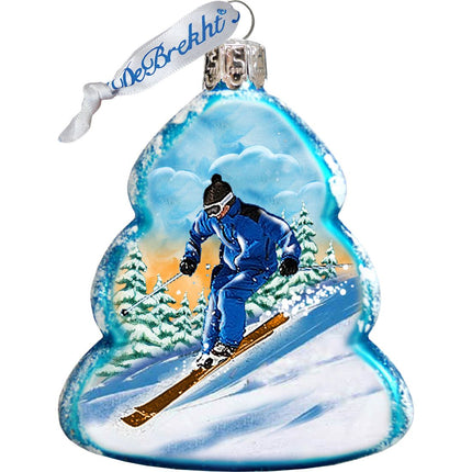 Arctic Mercury Glass Ornaments Set of 3 by G. DeBrekht - Wildlife Holiday Decor - 770114S3-2