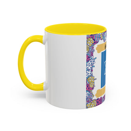 Happy Hanukkah Mug – 11oz Accent Ceramic Cup for Festive Joy
