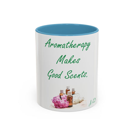 Aromatherapy Accent Coffee Mug - Positive Vibes for Wellness Enthusiasts - 11oz