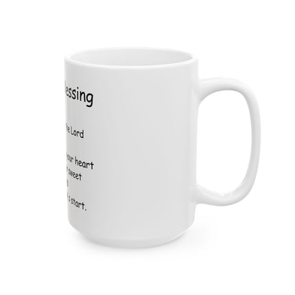 Irish Blessing Ceramic Mug — 'An Irish Blessing' Prayer Coffee Cup (11oz/15oz)