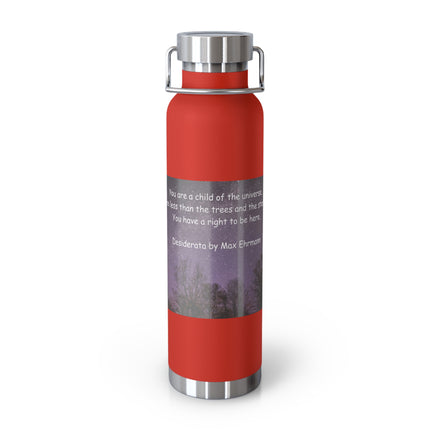 22oz Copper Bottle – Inspirational Quote – Eco-Friendly Gift