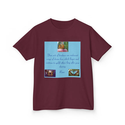 Kids Tee with Butterfly Design – Inspirational Nature Gift