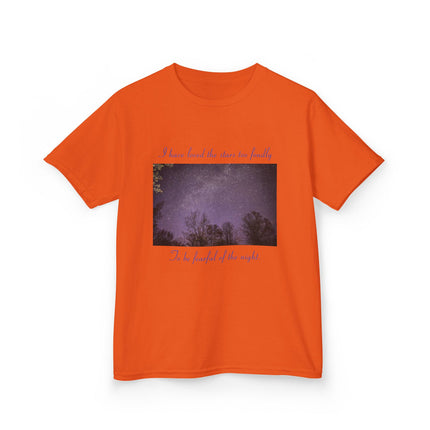 Kids Starry Night Tee - "I Have Loved the Stars Too Fondly"