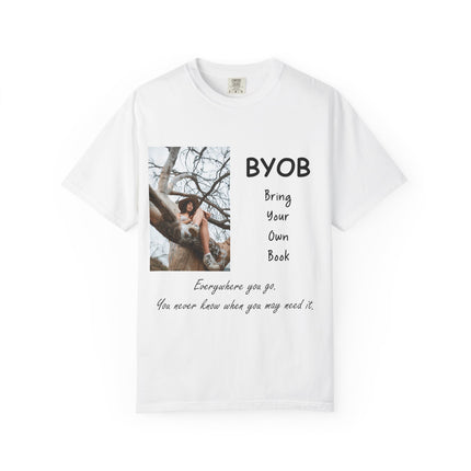 BYOB Inspire Unisex T-Shirt - Bring Your Own Book Design