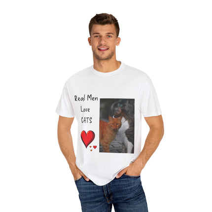 Real Men Love Cats Unisex T-Shirt – Cute Cat Lover Tee