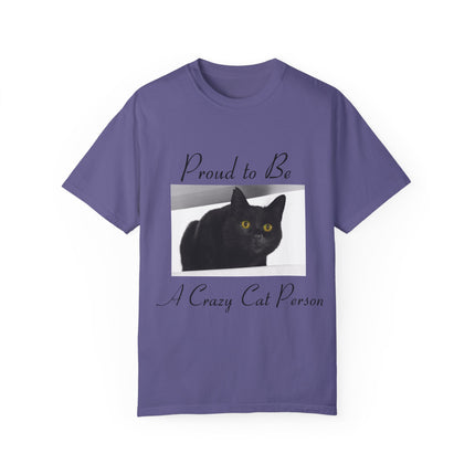 Proud to Be a Crazy Cat Person T-Shirt – Unisex Tee for Cat Lovers