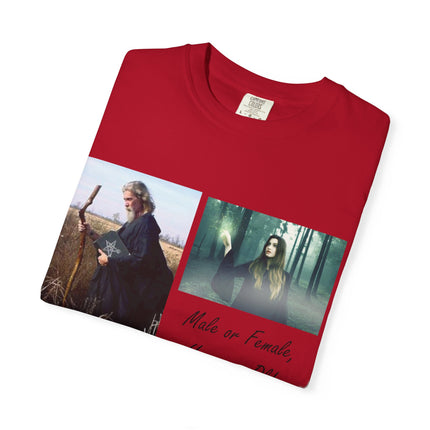 Unisex Garment-Dyed Witch T-Shirt - "A Witch Is A Witch" Design