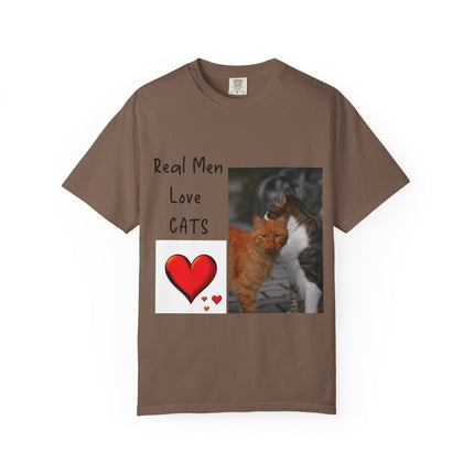 Real Men Love Cats Unisex T-Shirt - Cute Cat Lover Tee
