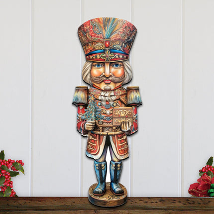 Regal Nutcracker Prince Holiday Door Decor by G. Debrekht - Christmas Decor - 8611060H-1