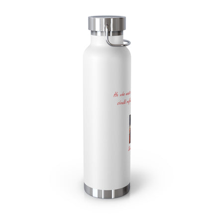 22oz Copper Bottle – Reflect on Jesus – Saint Faustina Design