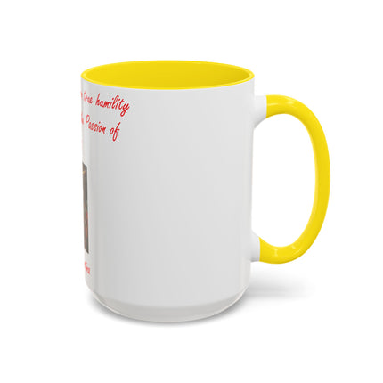 Saint Faustina Quote Mug – Passion of Jesus – 15oz Accent