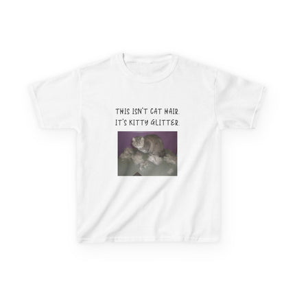 Kitty Glitter Kids Tee – Funny Shirt for Young Cat Enthusiasts