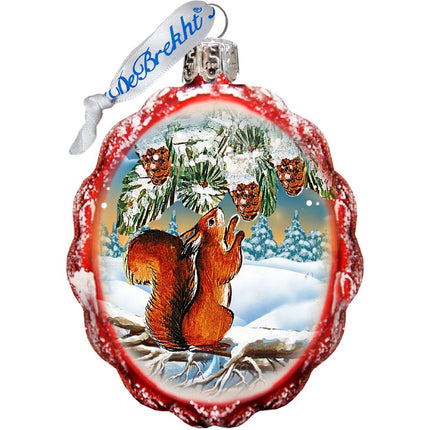 Under and Over the Sea Mercury Glass Ornaments Set of 3 by G. DeBrekht - Wildlife Holiday Decor - 770110S3-3