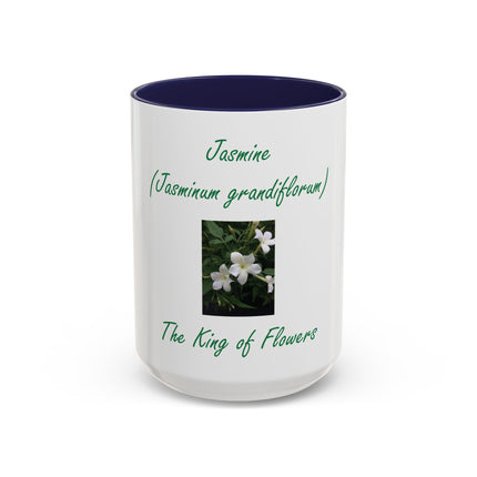 Jasmine Mug – "The King of Flowers" Botanical Coffee Cup (11/15oz)