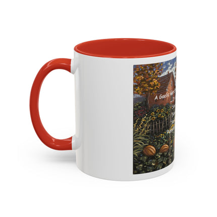 Samhain Pumpkin Spice Accent Coffee Mug — Autumn Harvest 11/15oz