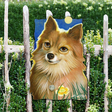 Ready When You Are Holiday Outdoor Decor Large Ornament by Laura Seeley - Pets Dog and Cats Decor - 8511018M-1