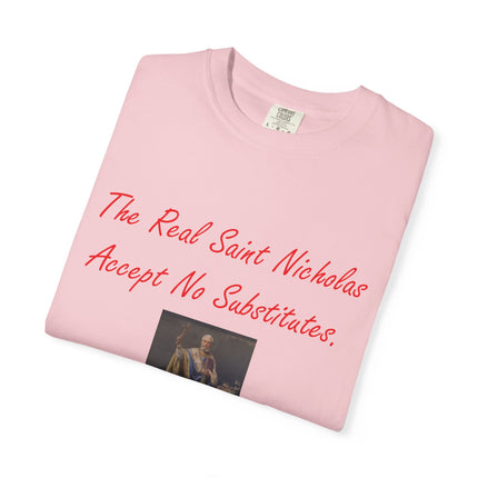 Unisex Garment-Dyed T-shirt - The Real Saint Nicholas Design