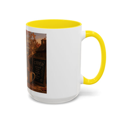 Autumn Speaks Coffee Mug — Fall Cider Rustic Accent Mug