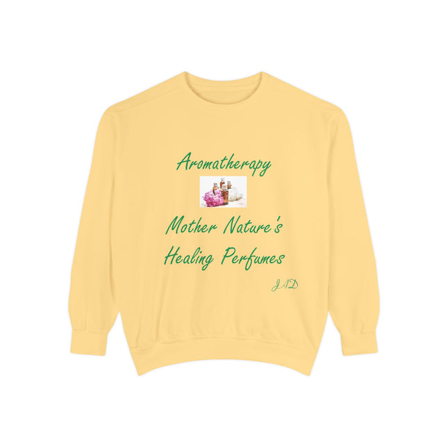 Aromatherapy Sweatshirt – “Healing Perfumes” Unisex Comfort Fit