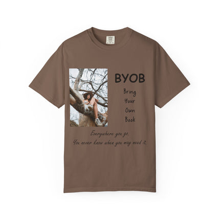 BYOB Inspire Unisex T-Shirt - Bring Your Own Book Design
