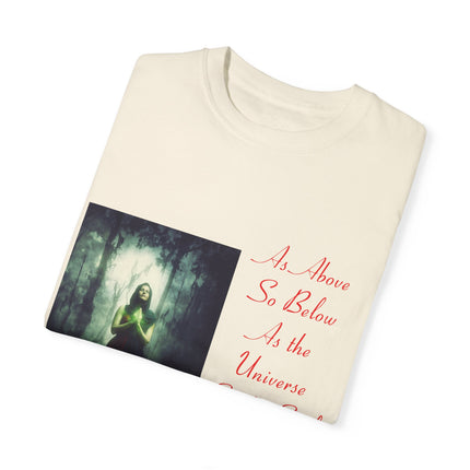 Mystic Quote T-Shirt – “As Above So Below” Graphic Tee (Unisex)