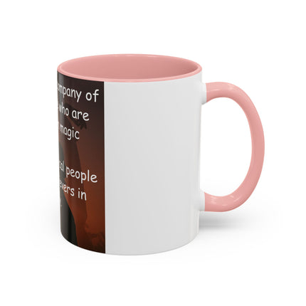 Believers of Happy Moments Mug – 11oz Accent Cup with Magic Quote