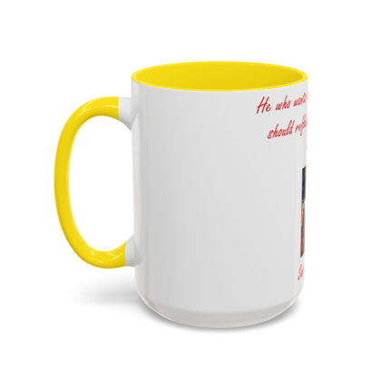 Saint Faustina Quote Mug – Passion of Jesus – 15oz Accent