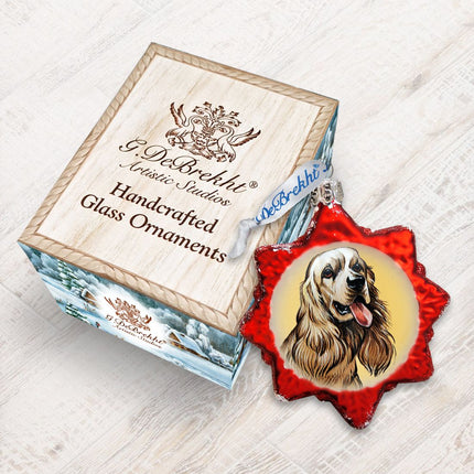 Labradoodle Mercury Glass Ornament by G. DeBrekht - Pets Dog and Cats Decor - 774021-2