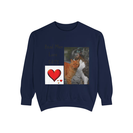Real Men Love Cats Sweatshirt – Cozy Unisex Pullover