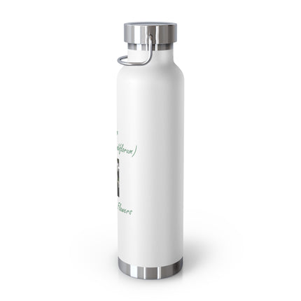 Jasmine Floral Insulated Bottle - 22oz Stainless Steel Travel Flask