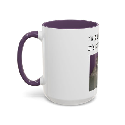 Kitty Glitter Coffee Mug — "This Isn't Cat Hair, It's Kitty Glitter" Accent Mug