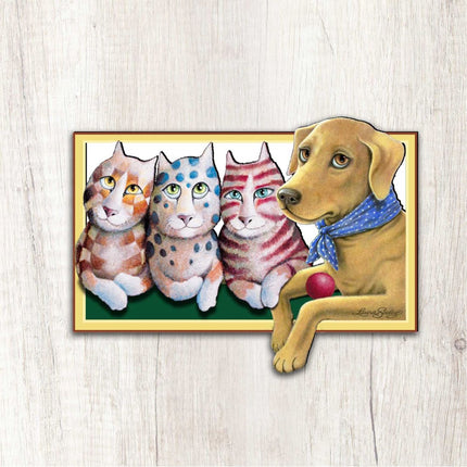 The Dog Holiday Outdoor Decor Large Ornament by Laura Seeley - Pets Dog and Cats Decor - 8511019M-2