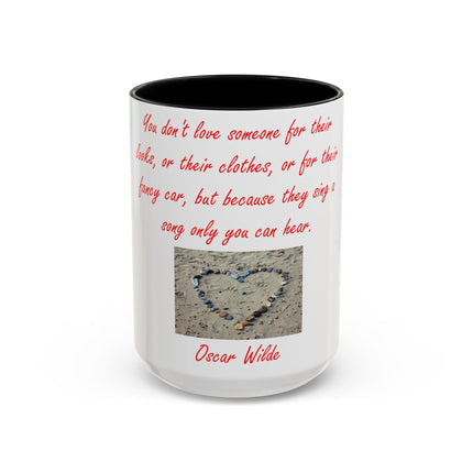 Oscar Wilde Quote Mug – 15oz Accent Ceramic Drinkware