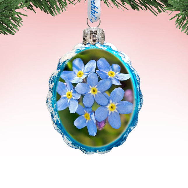 Floral Mercury Glass Ornament by G. DeBrekht - Wildlife Holiday Décor - 771035-0
