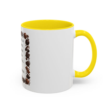 Coffee Mug - "Chocolate is the answer. Who cares what the question is."
