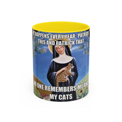 Funny Cat Lover Mug – ‘No One Remembers Me and My Cats’ – 11oz