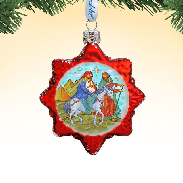 Nativity Mercury Glass Ornament by G. DeBrekht - Nativity Holiday Décor - 772021-0