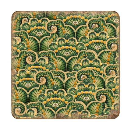 Floral Wooden Cork Coasters Gift Set of 4 by Nature Wonders - Nature Wildlife Decor  - 95021C-S4-3