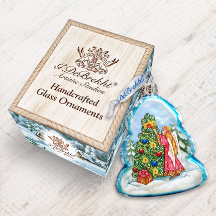 Angelic Tree Mercury Glass Ornament by G. DeBrekht - Nativity Holiday Décor - 773020-2