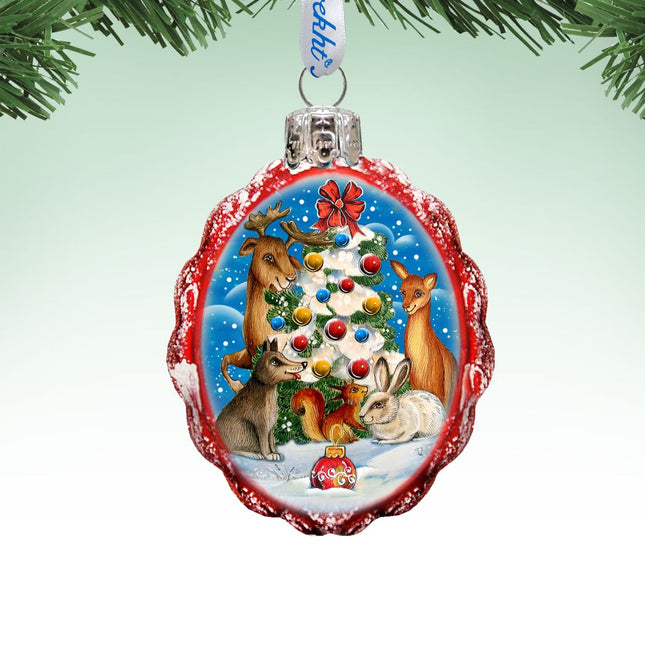 Christmas At the Forest Mercury Glass Ornament by G. DeBrekht - Christmas Décor - 773035-0