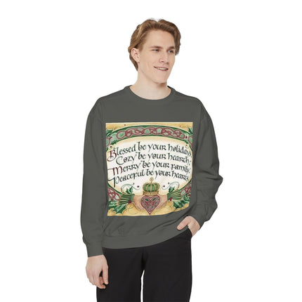 Blessed Be Your Holidays Unisex Sweatshirt - Cozy & Heartfelt Gift