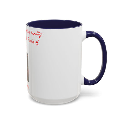 Saint Faustina Quote Mug – Passion of Jesus – 15oz Accent