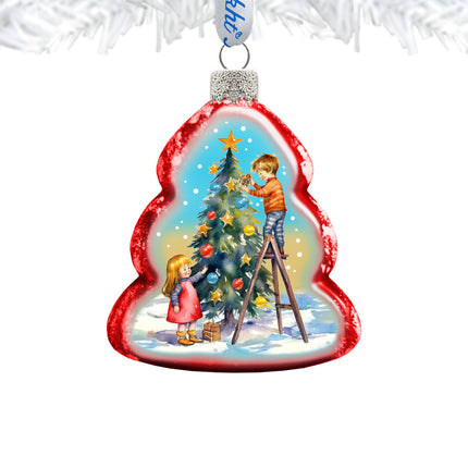 Christmas Joy Mercury Glass Ornaments by G. Debrekht - Christmas Décor - 776027-2