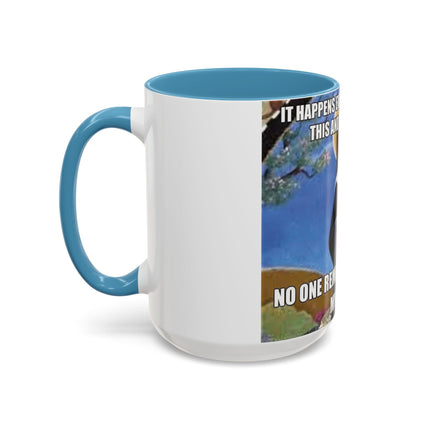 Accent Coffee Mug – Cat & Saint Humor – 15oz Gift Idea