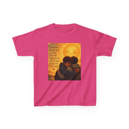 Kids Hug Tee — "Sometimes all you need is a hug" Heartwarming Children's T‑Shirt